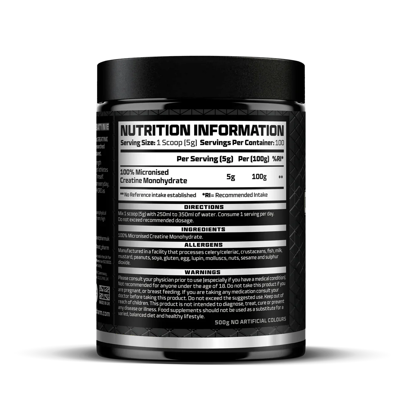 BEAST PHARM CREATINE MONOHYDRATE - 100 SERVINGS
